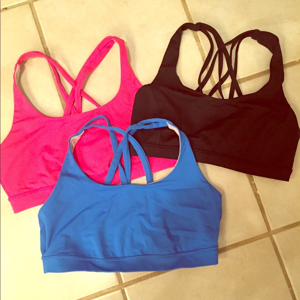 Lululemon Energy Bra size 10 3 pk